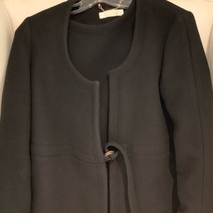 CHLOE Black wool short jacket.